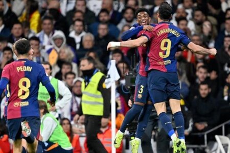 ليفاندوفسكي يقود برشلونة لحسم لقاء “الكلاسيكو” أمام ريال مدريد