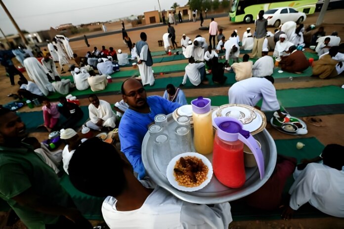 الإفطار الجماعي في رمضان بالسودان- العادات والتقاليد