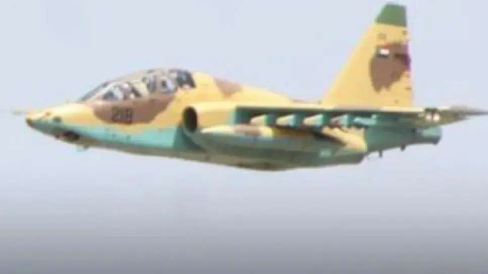 صورة رمزية لطائرة حربية للجيش السوداني